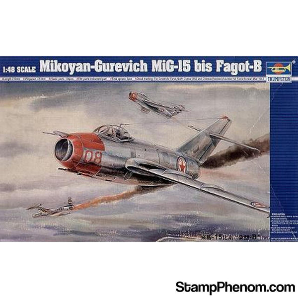 Trumpeter - MiG-15 bis Fagot B Fighter 1:48-Model Kits-Trumpeter-StampPhenom