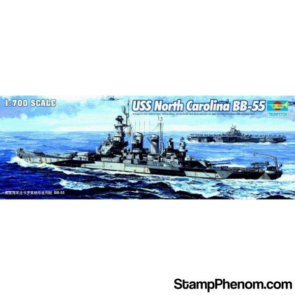 Trumpeter - USS North Carolina BB-55 Battleship 1:700-Model Kits-Trumpeter-StampPhenom