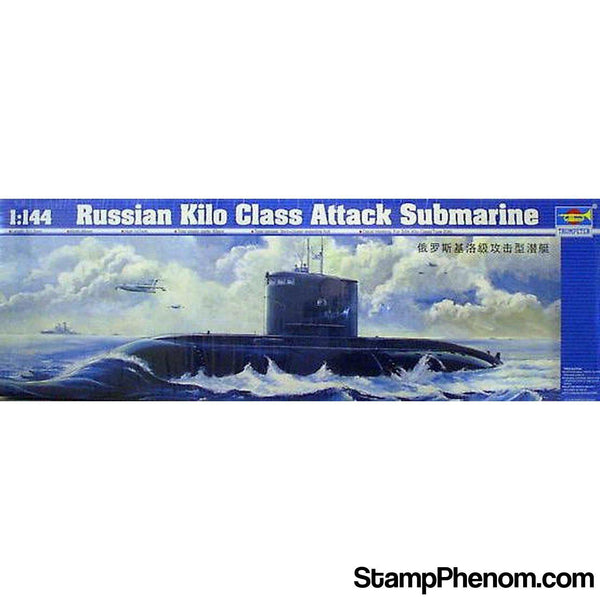 Trumpeter - Russian Kilo Class Attack Submarine Type 636 1:144-Model Kits-Trumpeter-StampPhenom