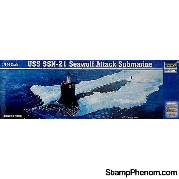 Trumpeter - USS SSN-21 Seawolf Attack Submarine 1:144-Model Kits-Trumpeter-StampPhenom