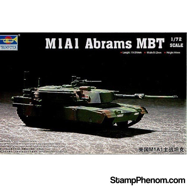 Trumpeter - US M1A1 Abrams MBT 1:72-Model Kits-Trumpeter-StampPhenom