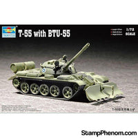 Trumpeter - T-55 Tank with BTU-55 Dozer Plow 1:72-Model Kits-Trumpeter-StampPhenom