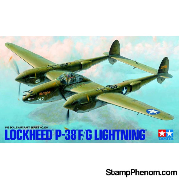 Tamiya - Lockheed P‐38 F/G Lightning 1:48-Model Kits-Tamiya-StampPhenom
