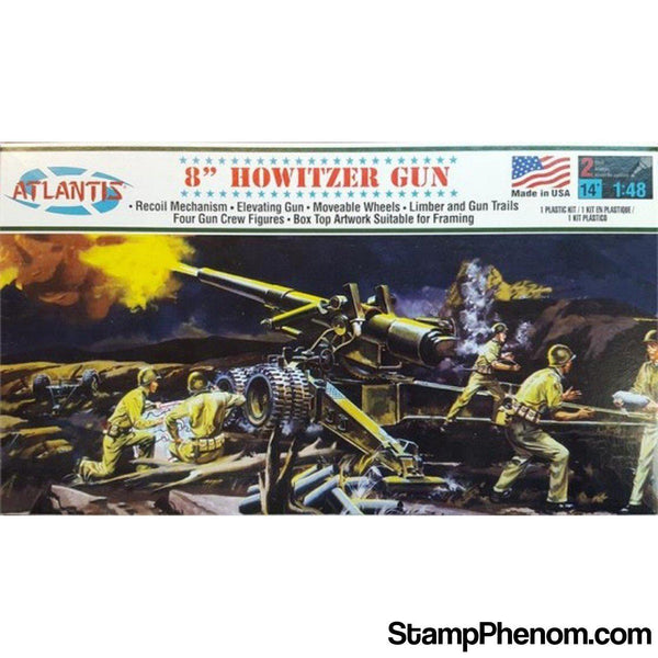Atlantis - US Army 8-Inch Howitzer 1:48-Model Kits-Atlantis-StampPhenom