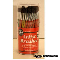 Atlas Brush - Economy Camel Brushes 1-6 144-Paint & Supplies-Atlas Brush-StampPhenom
