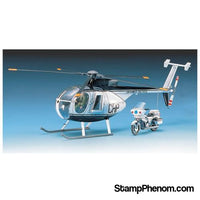 Academy - Hughes 500D Police Copter 1:48-Model Kits-Academy-StampPhenom