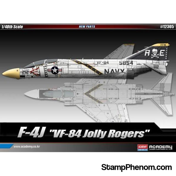 Academy - F-4J Vf-84 Jolly Rogers 1:48-Model Kits-Academy-StampPhenom