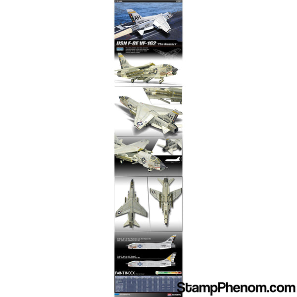 Academy - F 8E Vg 162 The Hunters Usn 1:72-Model Kits-Academy-StampPhenom