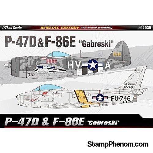 Academy - P-47D & F-86E Gabreski 1:72-Model Kits-Academy-StampPhenom