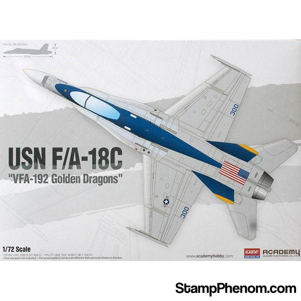 Academy - USN F/A-18C VFA-192 GD 1:72-Model Kits-Academy-StampPhenom