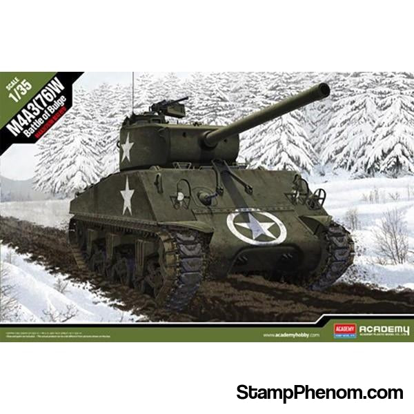 Academy - M4A3 76mm US Army Battle of the Bulge 1:35-Model Kits-Academy-StampPhenom