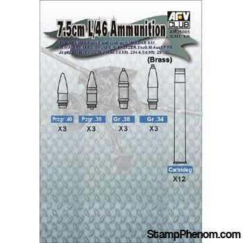 AFV Club - German 7.5cm Kwk L/46 Ammo 1:35-Model Kits-AFV Club-StampPhenom