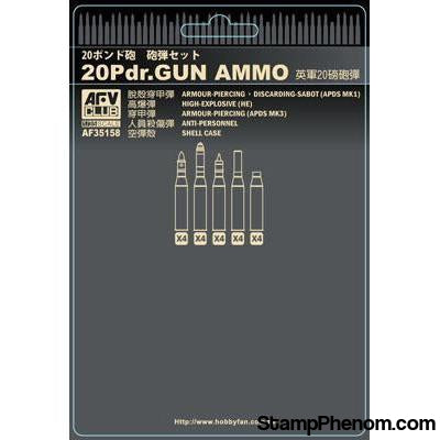 AFV Club - 20Pdr Gun Ammo 1:35-Model Kits-AFV Club-StampPhenom