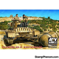 AFV Club - Valentine Mk.III with Rotatrailer 1:35-Model Kits-AFV Club-StampPhenom