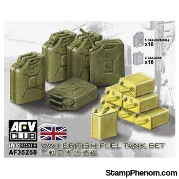 AFV Club - British WW-II Fuel Tank Set 1:35-Model Kits-AFV Club-StampPhenom