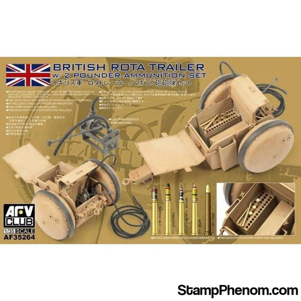 AFV Club - British Rota Trailer with 2 PDR-Model Kits-AFV Club-StampPhenom