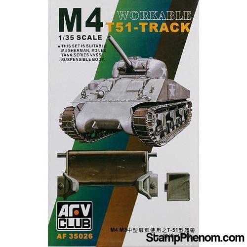 AFV Club - M-4/M-3 T51 Sherman Track 1:35-Model Kits-AFV Club-StampPhenom