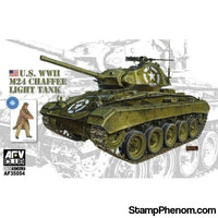 AFV Club - Us M24 Light Tank Chaffee 1:35-Model Kits-AFV Club-StampPhenom