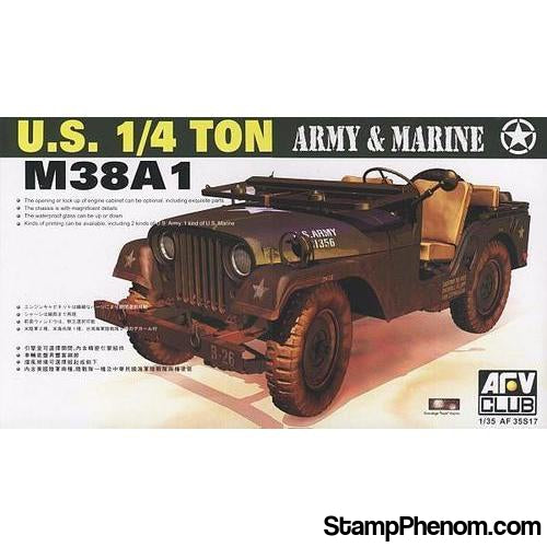 AFV Club - M-38A1C 1/4 Ton 4x4 Jeep-Model Kits-AFV Club-StampPhenom