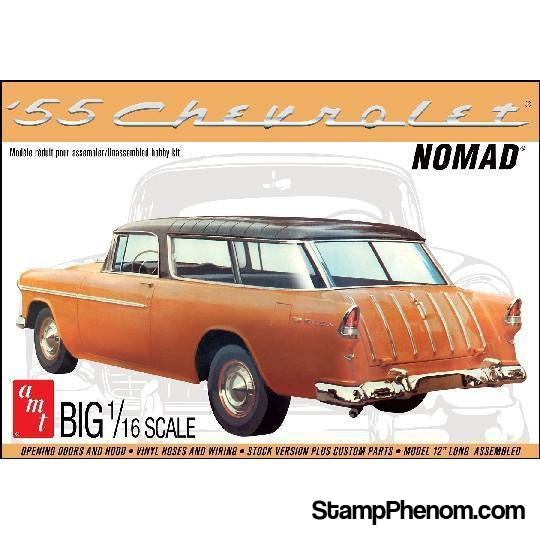 AMT - '55 Chevy Nomad Wagon 1:16-Model Kits-AMT-StampPhenom