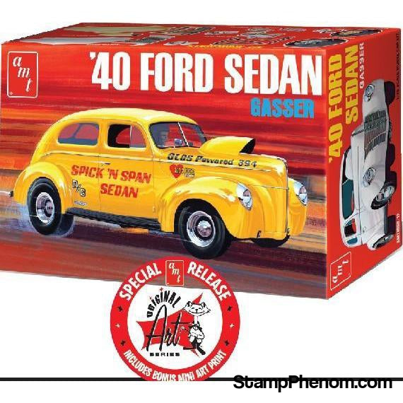 AMT - 1940 Ford Sedan 1:25-Model Kits-AMT-StampPhenom