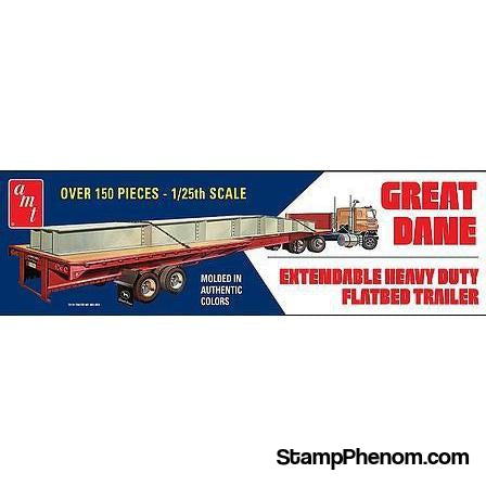 AMT - Great Dane Flat Bed Trailer 1:25-Model Kits-AMT-StampPhenom