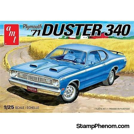 AMT - '71 Plymouth Duster 340-Model Kits-AMT-StampPhenom