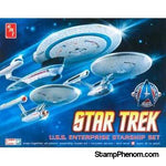 AMT - Star Trek 3pc Set Enterprise Cadet Series Set Model Kits-Model Kits-AMT-StampPhenom