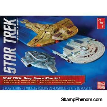 AMT - Star Trek Cadet Deep Space 9 - 3 Ship Set-Model Kits-AMT-StampPhenom