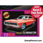 AMT - '69 Mercury Cougar White 1:25-Model Kits-AMT-StampPhenom