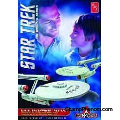 AMT - Star Trek Enterprise 2 pack Build2gether 1:650 & 1:1000-Model Kits-AMT-StampPhenom