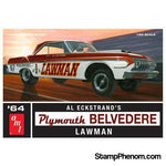 AMT - '64 Plymouth Belvedere Lawman 1:25-Model Kits-AMT-StampPhenom