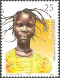Angola 2003 Traditional Ornaments and Haircuts for Women-Stamps-Angola-StampPhenom