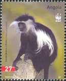 Angola 2004 WWF - Angolan Black and White Colobus - Colobus angolensis-Stamps-Angola-StampPhenom