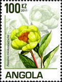 Angola 2011 Peonies-Stamps-Angola-StampPhenom