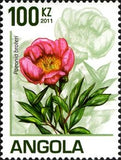 Angola 2011 Peonies-Stamps-Angola-StampPhenom