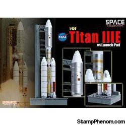 Dragon - Titan IIIE with Launch pad 1:400-Model Kits-Dragon-StampPhenom