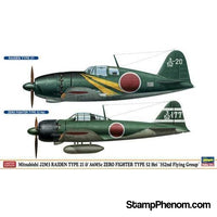 Hasegawa - J2M3 Raiden & Zero 1:72-Model Kits-Hasegawa-StampPhenom