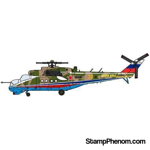 Hasegawa - Mi-24P Hind Golden Eagles 1:72-Model Kits-Hasegawa-StampPhenom