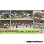 Hasegawa - Us Wwii Pilot Figure Set-Model Kits-Hasegawa-StampPhenom