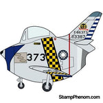 Hasegawa - F-86 SABRE TAIWAN AF EGGPLANE-Model Kits-Hasegawa-StampPhenom