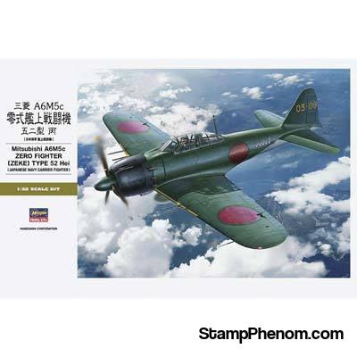 Hasegawa - Mitsubishi A6M5C 1:32-Model Kits-Hasegawa-StampPhenom