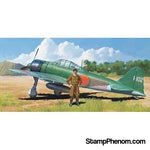 Hasegawa - Mitsubishi A6M2b Zero W/fig 1:48-Model Kits-Hasegawa-StampPhenom