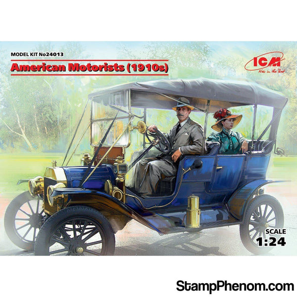 ICM - American Motorists 1910's 1:24-Model Kits-ICM-StampPhenom