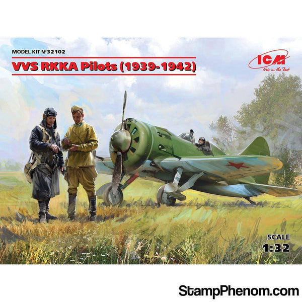 ICM - WWII Soviet AF Pilots '39-'42-Model Kits-ICM-StampPhenom