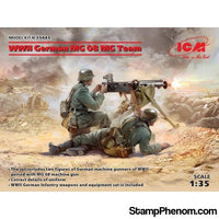 ICM - WWII German MG08 Machine Gun Team 1:35-Model Kits-ICM-StampPhenom