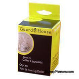 Large Dollar (38.1mm) Direct-Fit Coin Capsules - 10 Pack