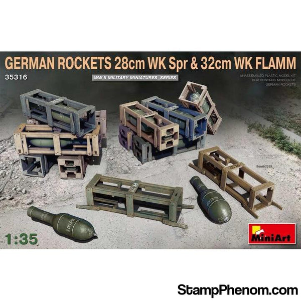 MiniArt - WWII German Rockets 28cm WK Sp 1:35-Model Kits-MiniArt-StampPhenom