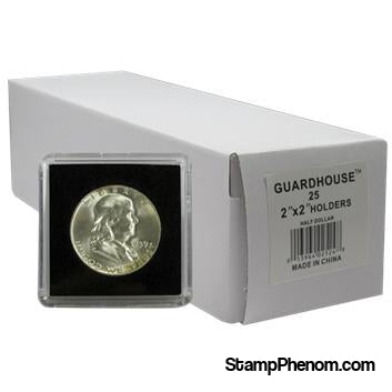 Half Dollar 2x2 Tetra Snaplock Coin Holder - 25 per pack-Guardhouse Tetra Snaplocks-Guardhouse-StampPhenom