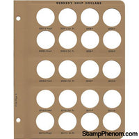Kennedy Half Dollars with proof Replacement Page 8-Dansco Coin Albums-Dansco-StampPhenom